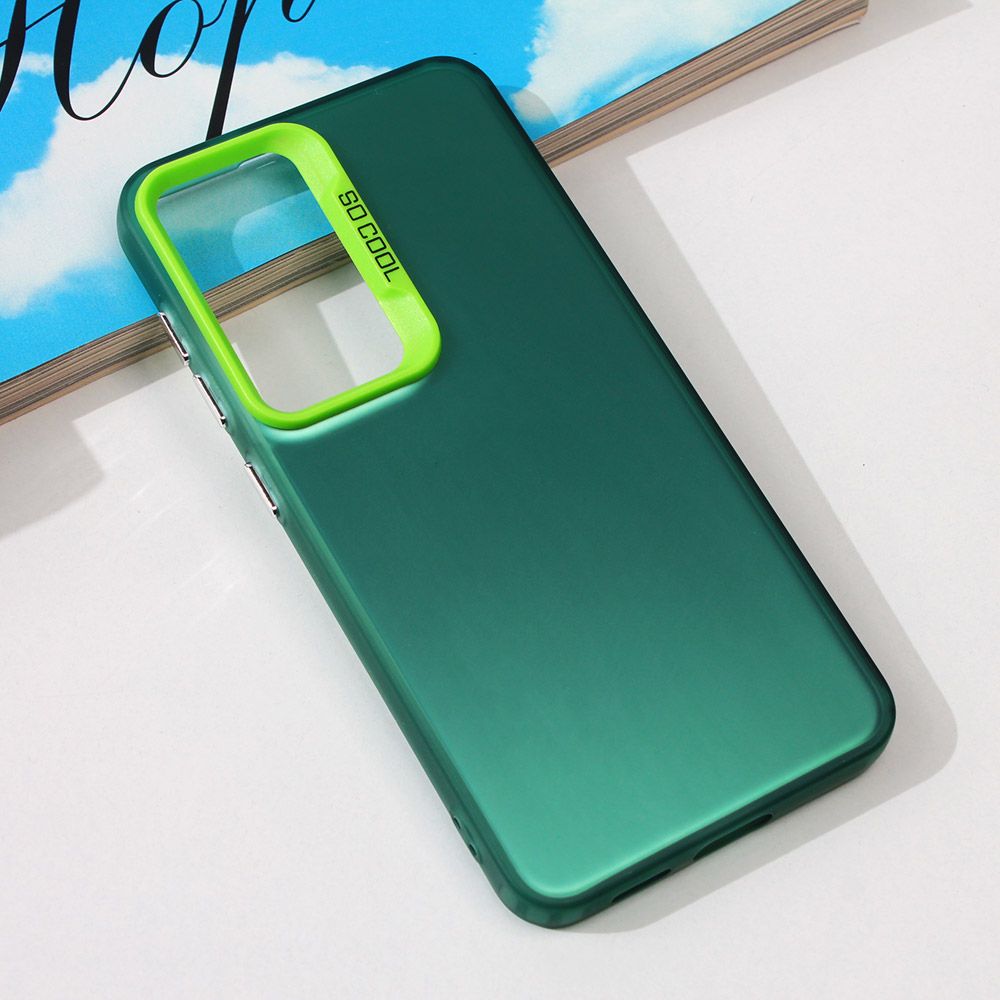 Maska za Samsung Galaxy S24 — Clear, zelena