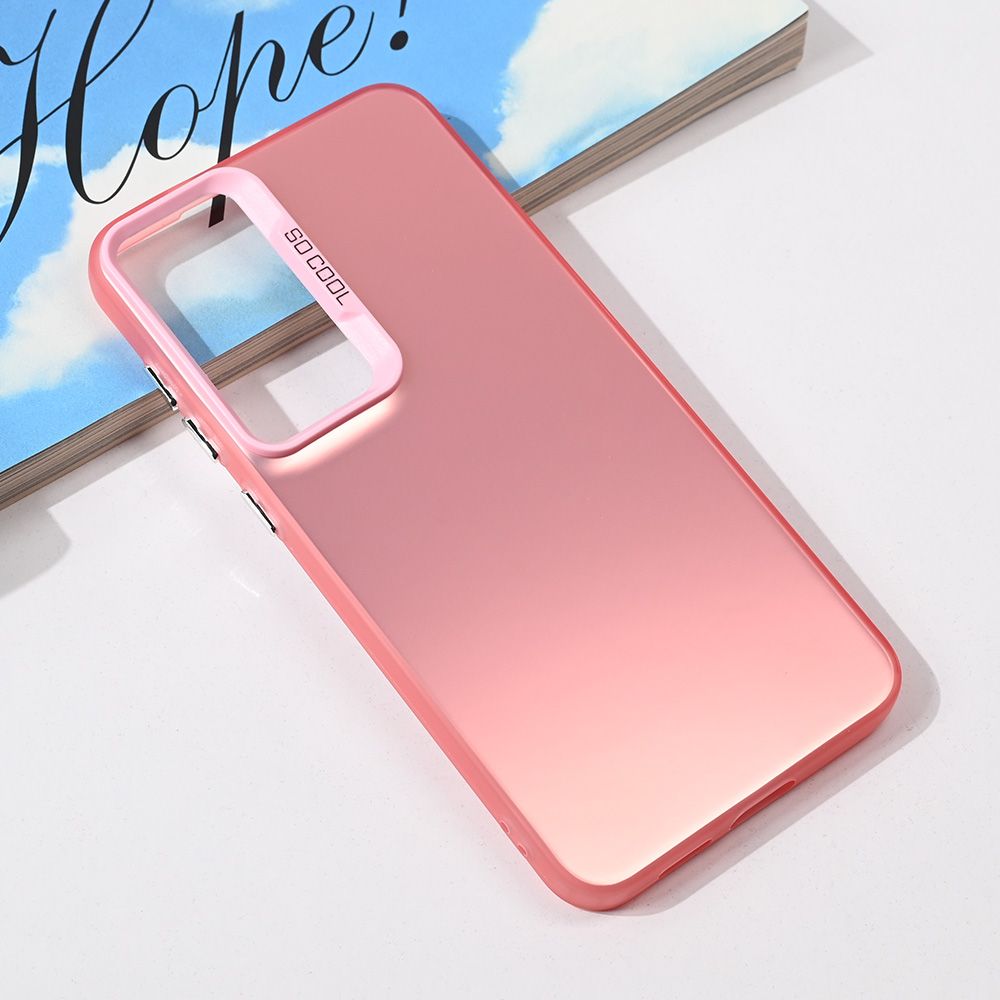 Maska za Samsung Galaxy S25 Plus — Clear, roze