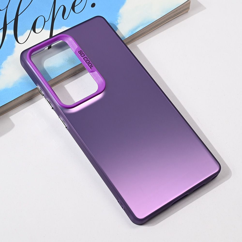 Maska za Samsung Galaxy S25 Ultra — Clear, ljubicasta