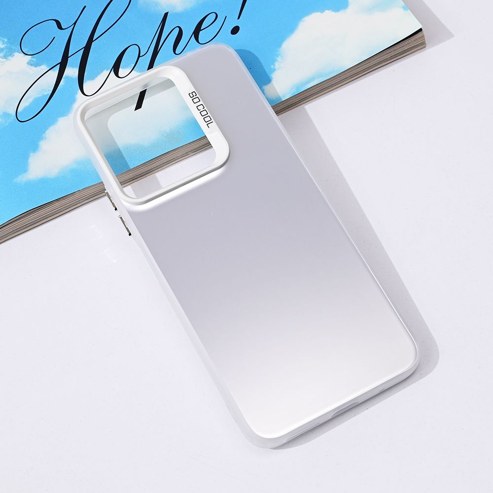 Maska za Xiaomi Redmi 13 — Clear, srebrna