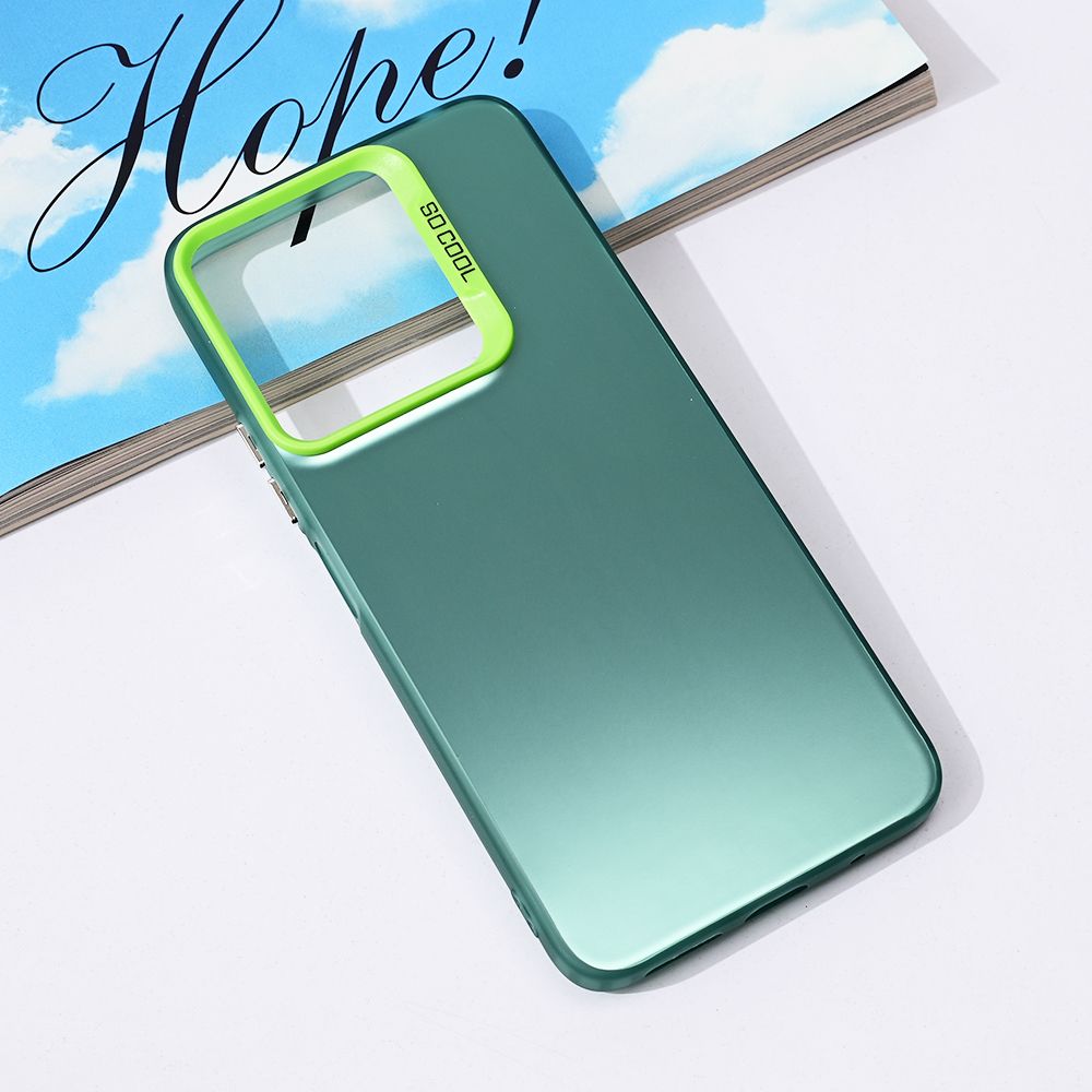 Maska za Xiaomi Redmi 13 — Clear, zelena