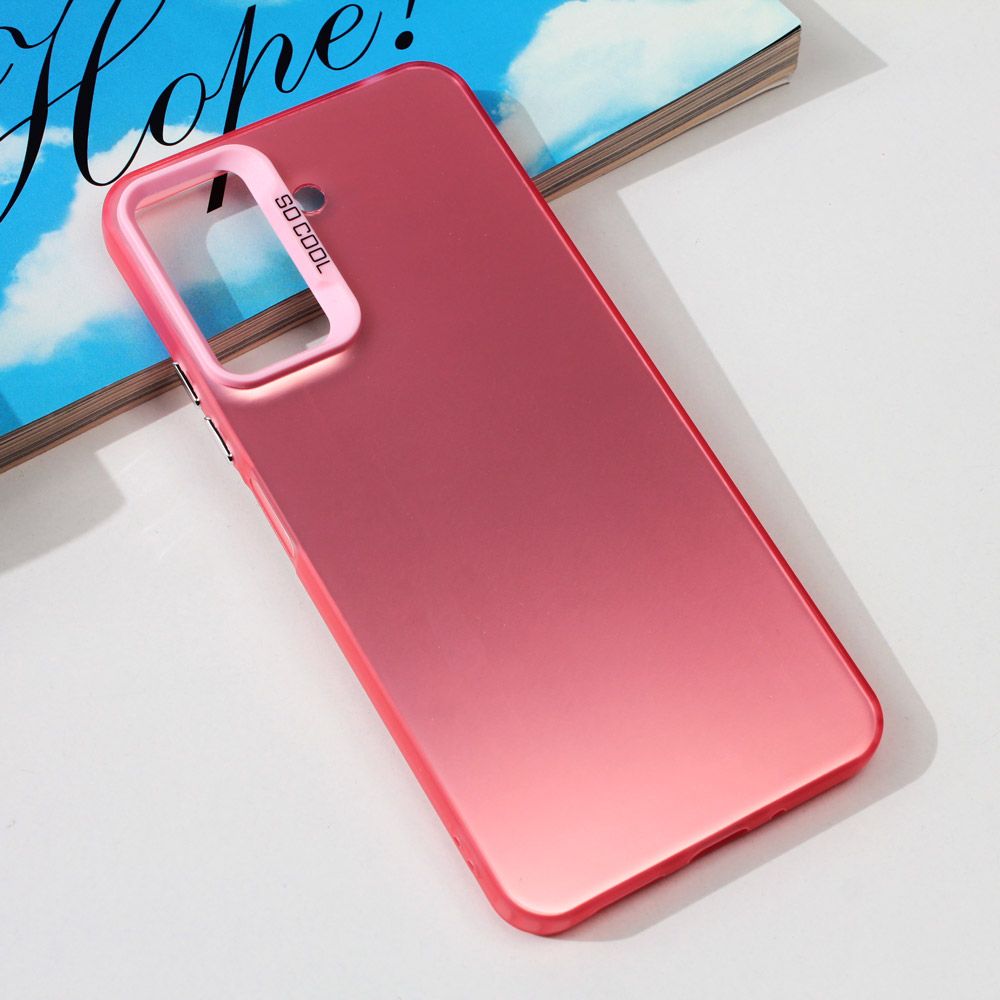 Maska za Xiaomi Redmi 13C — Clear, roza