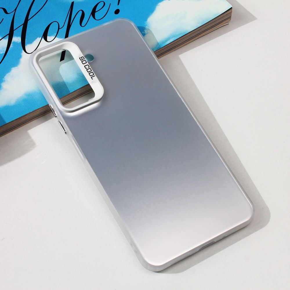 Maska za Xiaomi Redmi 13C — Clear, srebrna