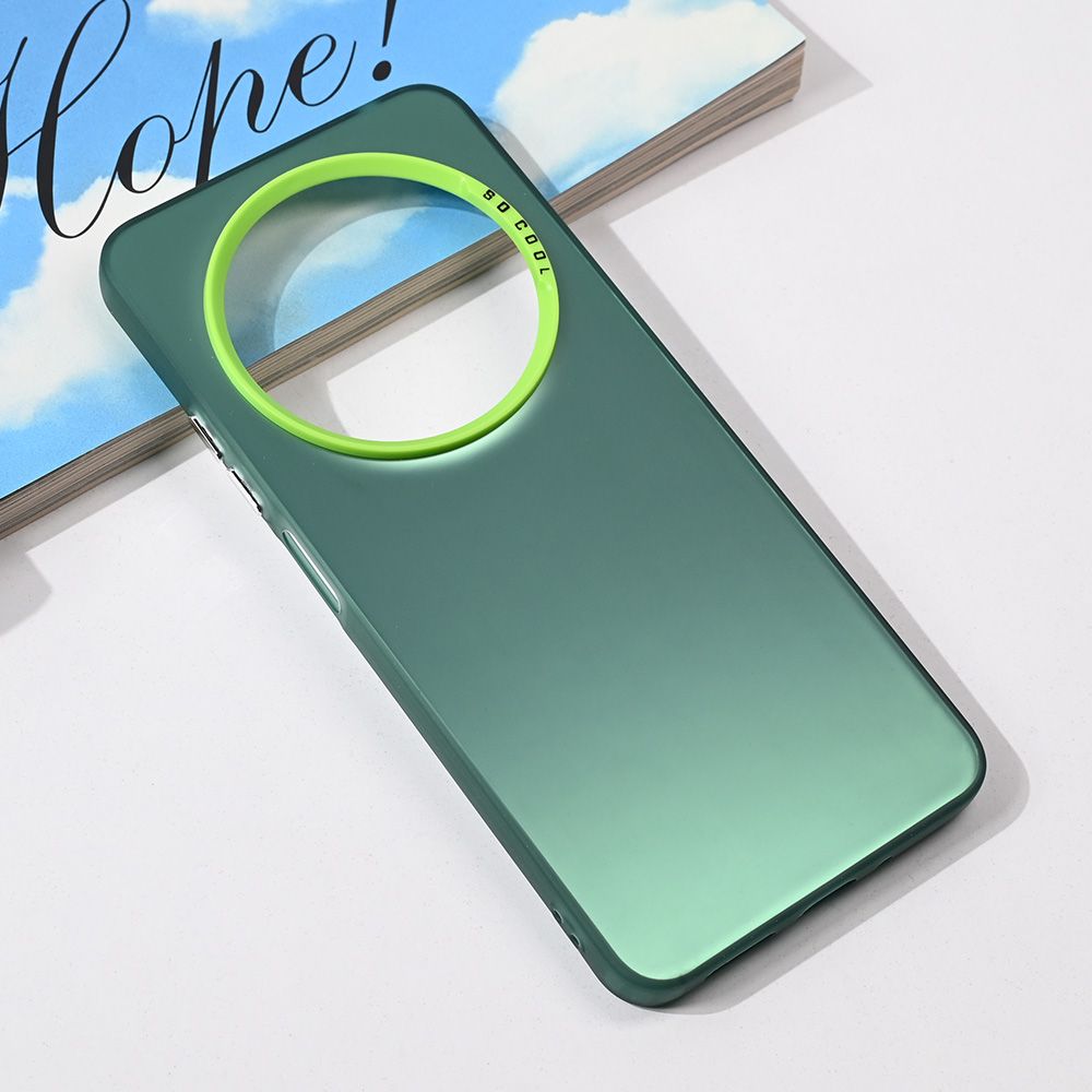 Maska za Xiaomi Redmi 14C — Clear, zelena