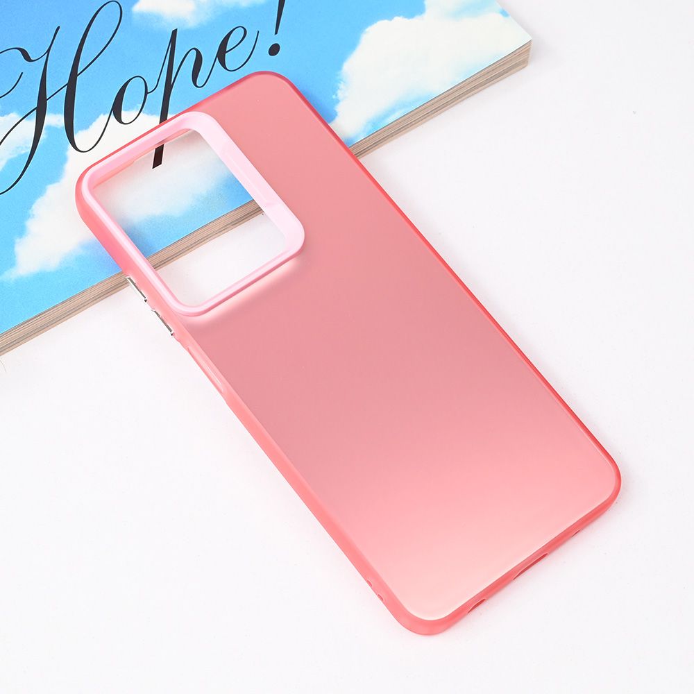 Maska za Xiaomi Redmi A5 — Clear, roze