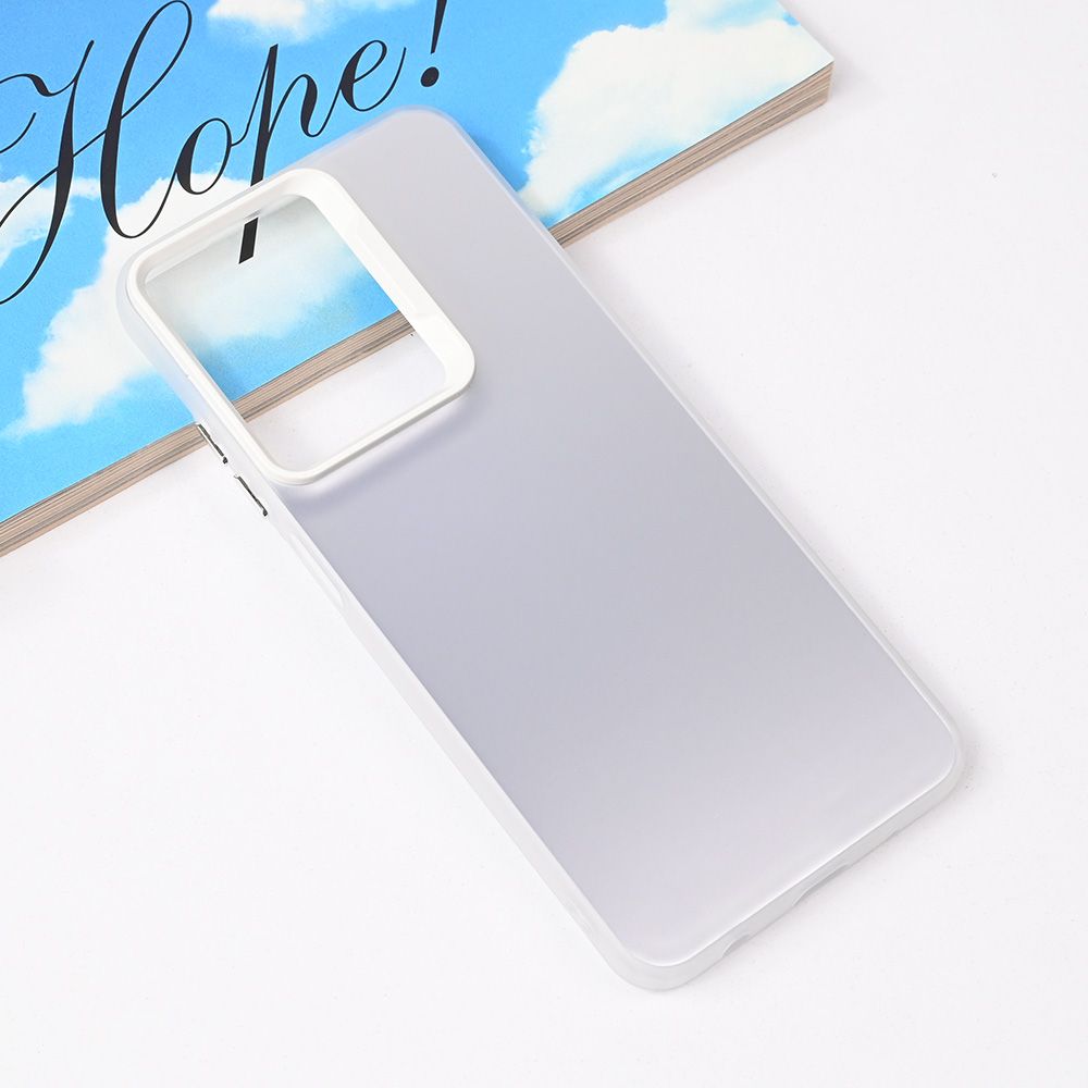 Maska za Xiaomi Redmi A5 — Clear, srebrna