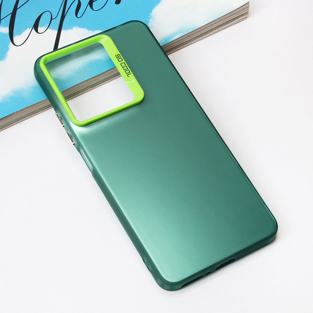 Maska za Samsung — Clear, zelena