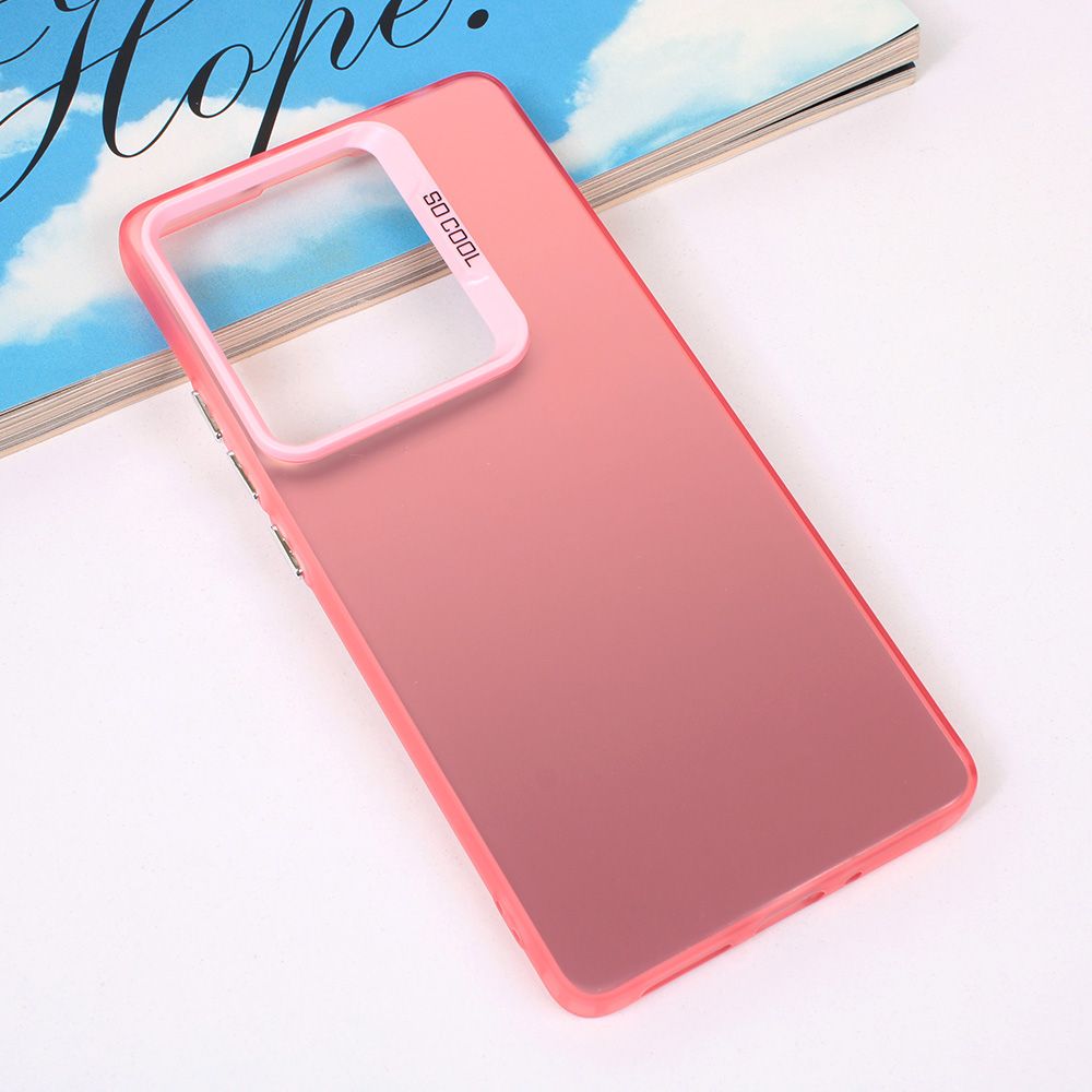 Maska za Samsung — Clear, roze