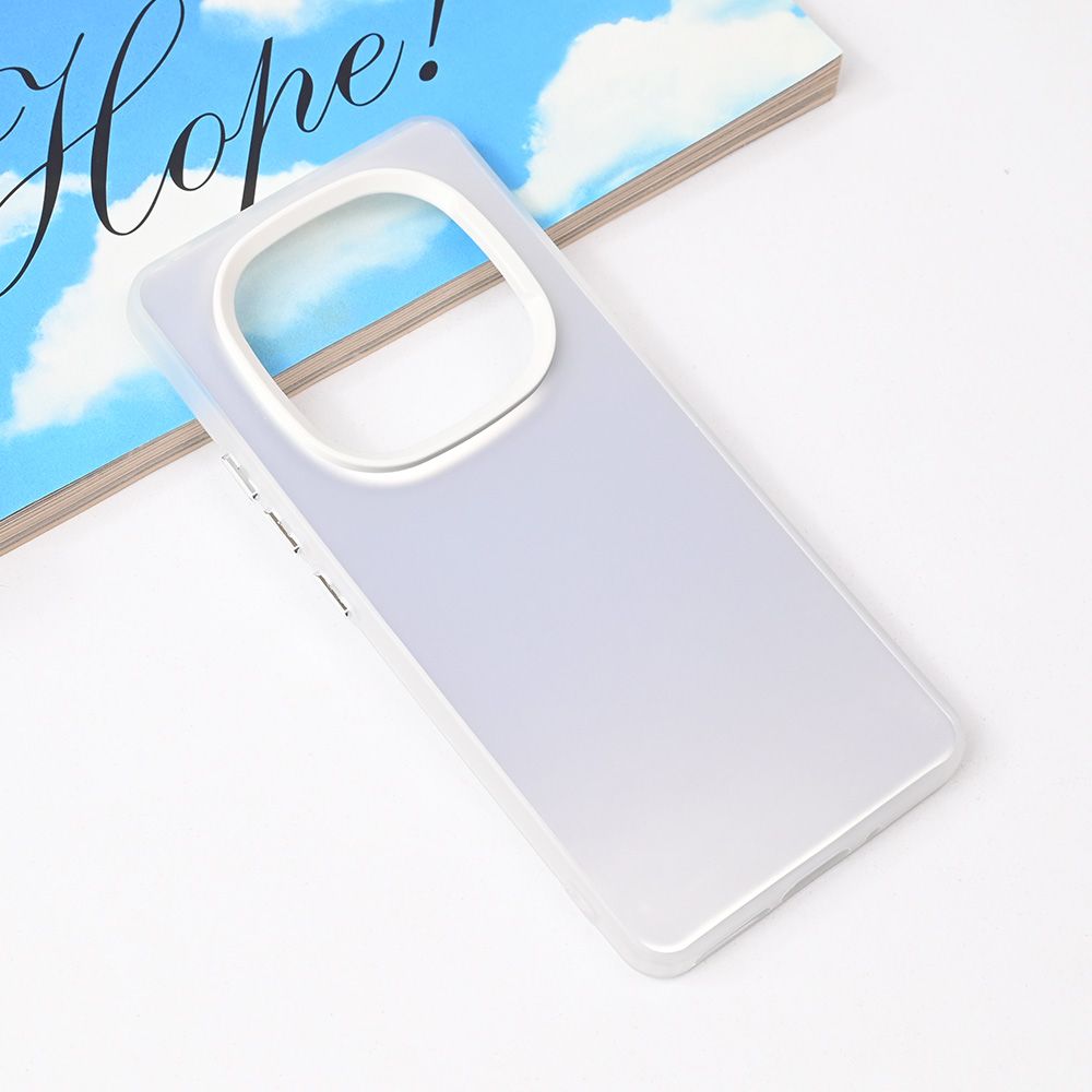 Maska za Samsung — Clear, srebrna