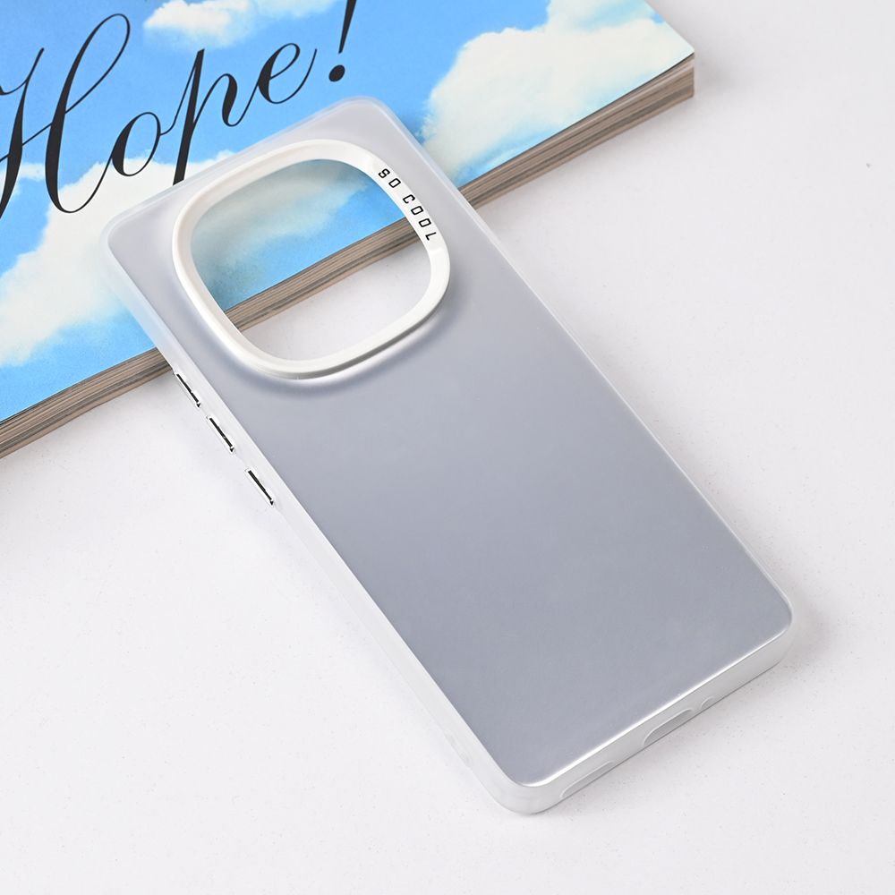 Maska za Samsung — Clear, srebrna