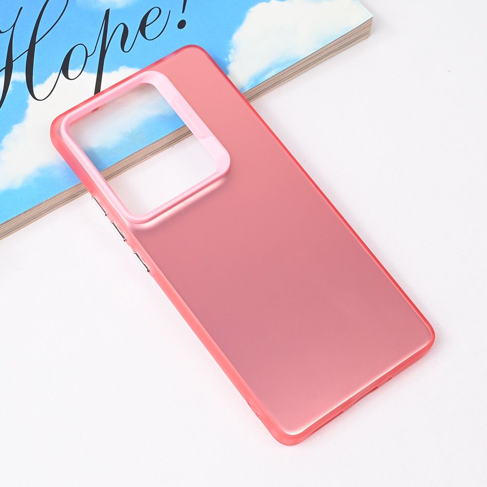 Maska za Xiaomi Redmi Note 14S — Clear, roze