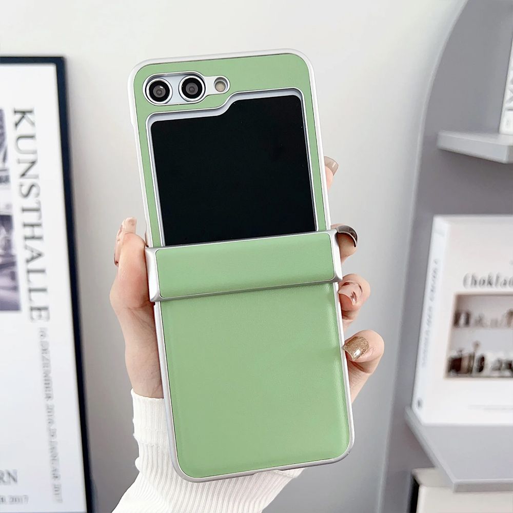 Maska za Samsung — Color Plating Leather, zelena