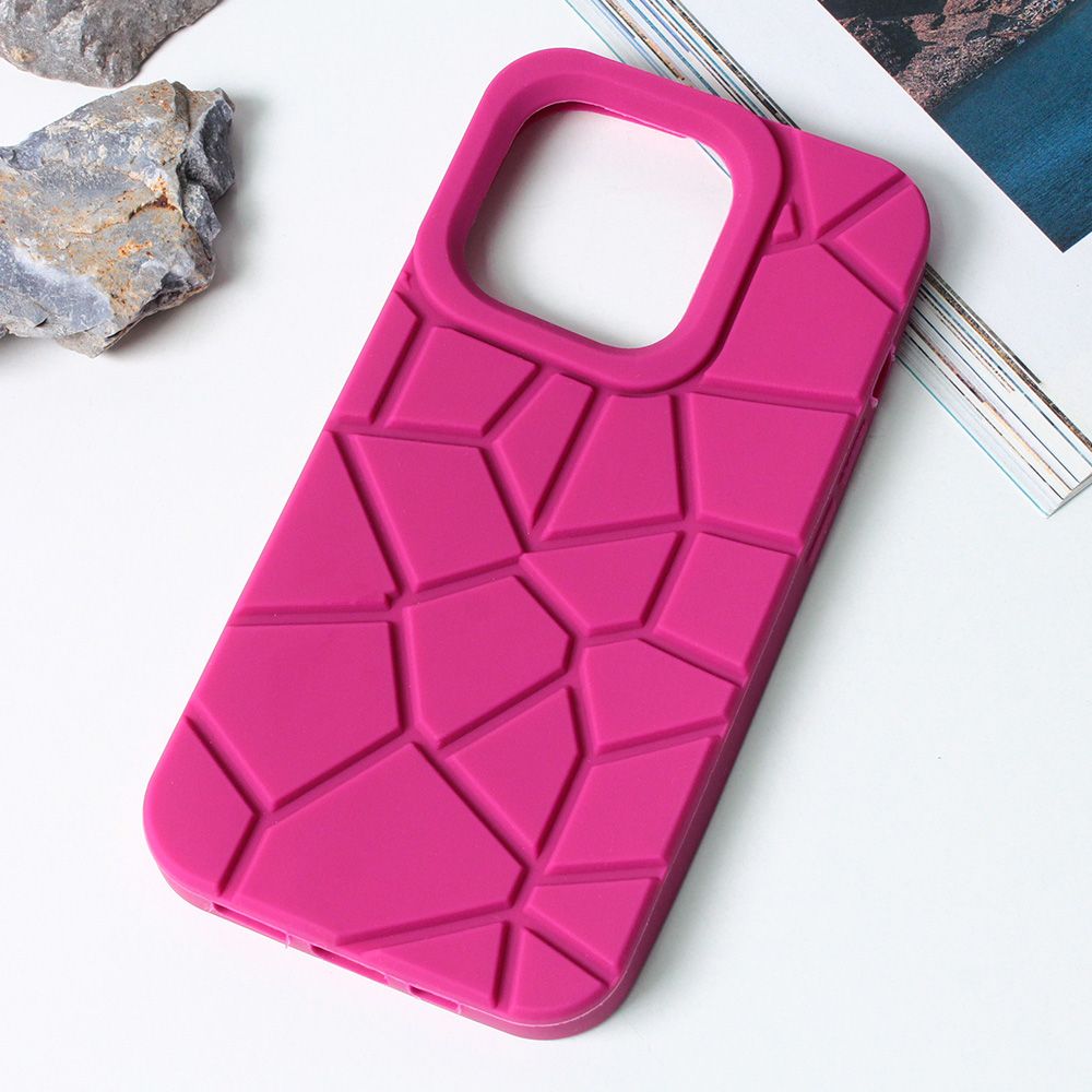 Maska za Apple iPhone 14 Pro — Color Stone, ljubicasta