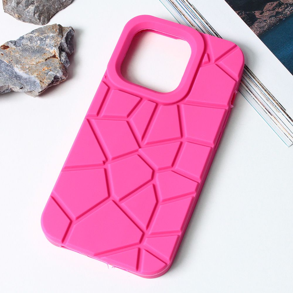 Maska za Apple iPhone 14 Pro — Color Stone, pink