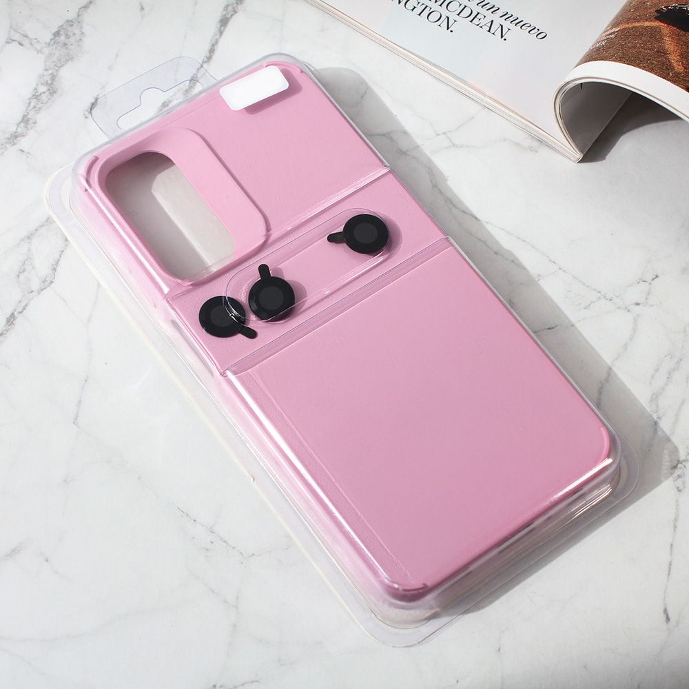 Maska za Samsung Galaxy A24 — Colorful and Camera glass, roze