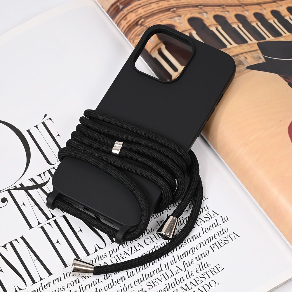 Maska za Apple iPhone 13 Pro — Crossbody, crna