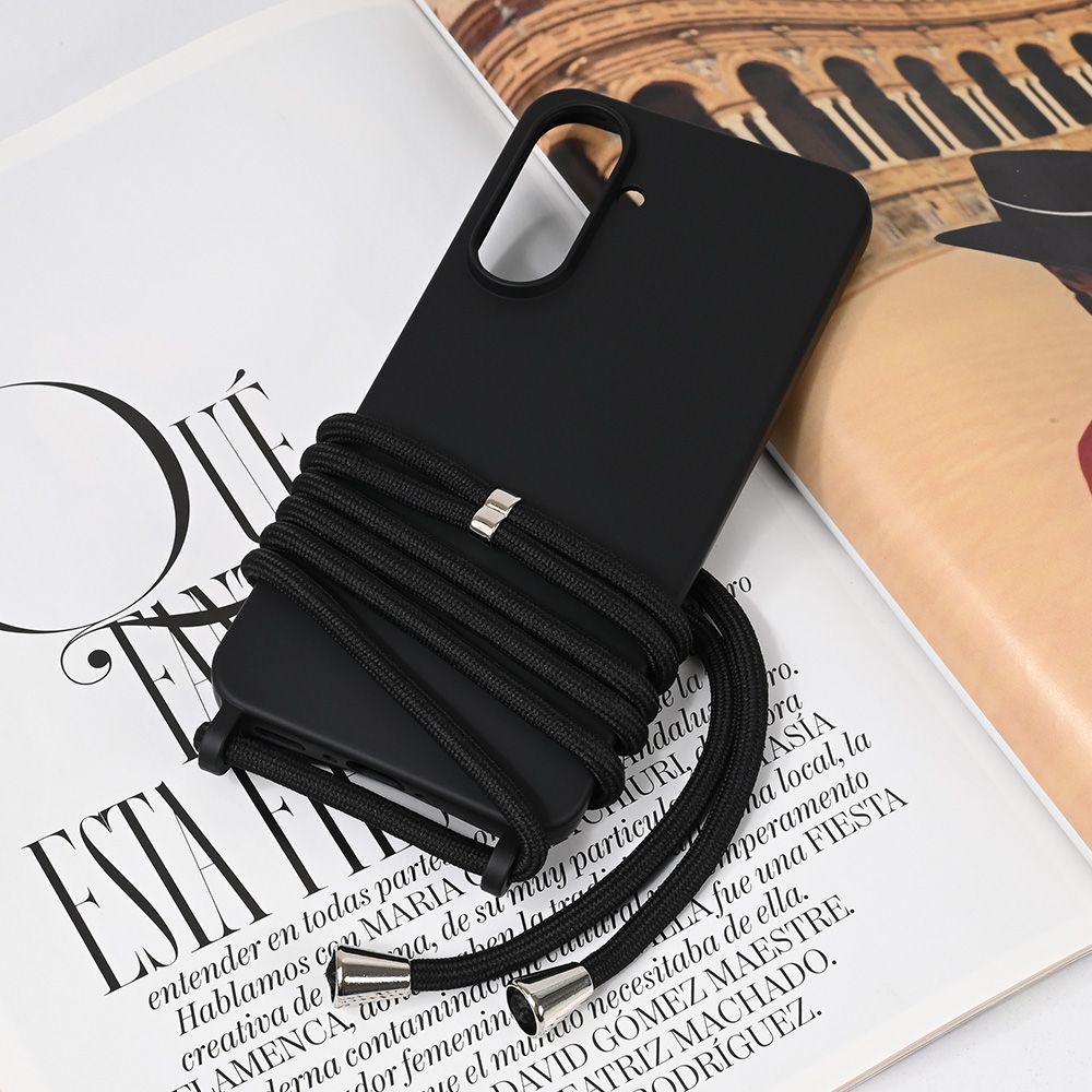 Maska za Samsung Galaxy A36 5G — Crossbody, crna
