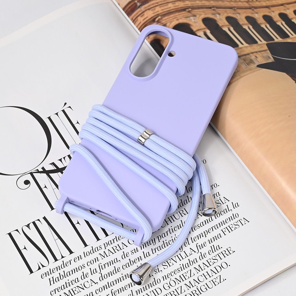 Maska za Samsung Galaxy A36 5G — Crossbody, ljubicasta