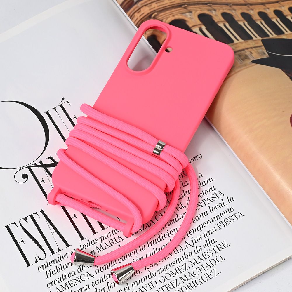 Maska za Samsung Galaxy A36 5G — Crossbody, pink