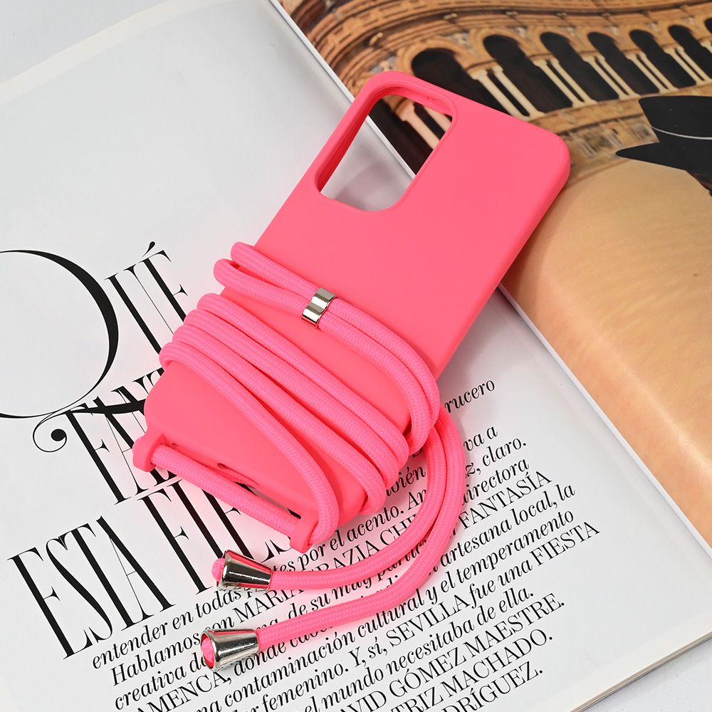 Maska za Samsung Galaxy S25 — Crossbody, pink