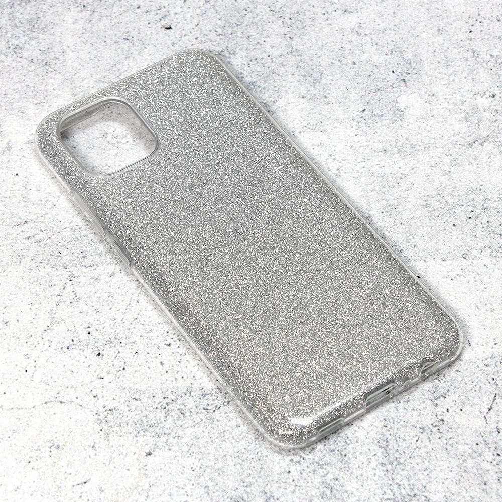 Maska za Samsung Galaxy A03 — Crystal Dust, srebrna
