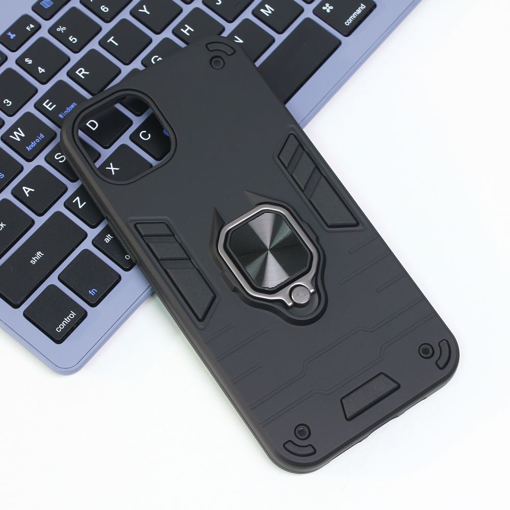 Maska za Apple iPhone 14 Plus — Cube Ring, crna