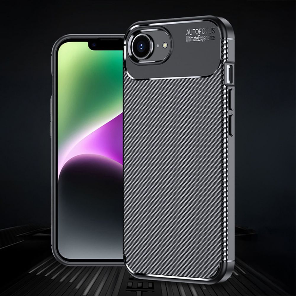 Maska za Apple iPhone 16e — Defender Carbon, crna