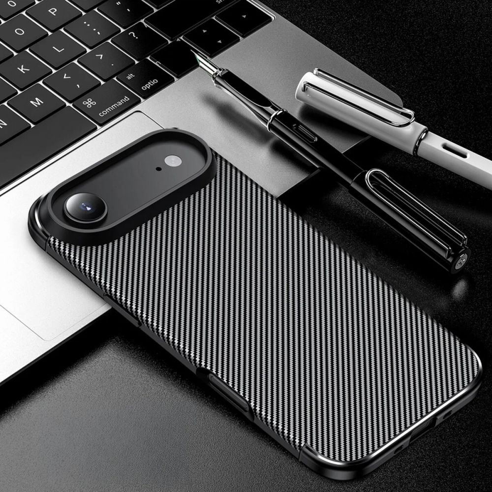 Maska za Apple iPhone 17 Air — Defender Carbon, crna