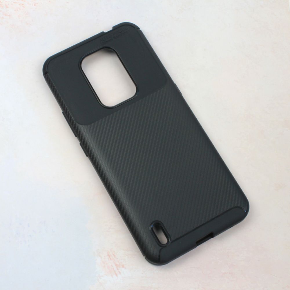 Maska za Motorola Moto E7 — Defender Carbon, crna