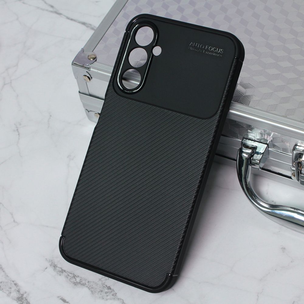 Maska za Samsung Galaxy A14 5G — Defender Carbon, crna