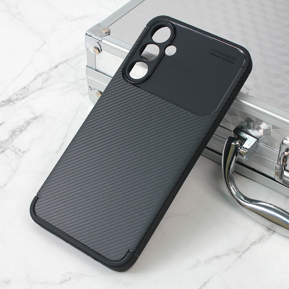 Maska za Samsung Galaxy A15 5G — Defender Carbon, crna