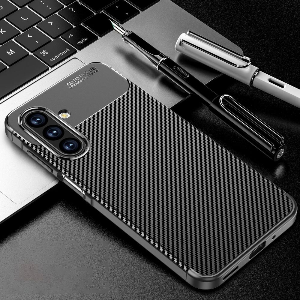 Maska za Samsung Galaxy A17 4G — Defender Carbon, crna