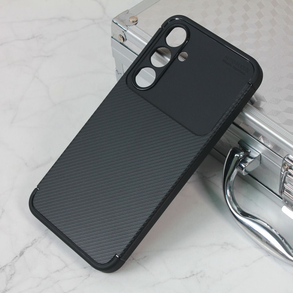 Maska za Samsung Galaxy A35 5G — Defender Carbon, crna