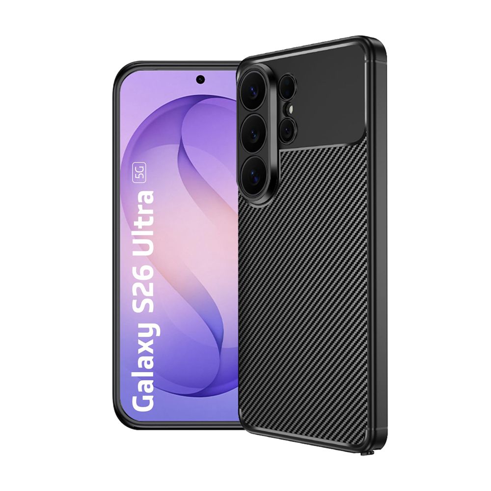 Maska za Samsung Galaxy S26 Ultra — Defender Carbon, crna