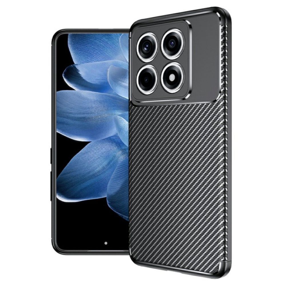 Maska za Xiaomi 14T — Defender Carbon, crna