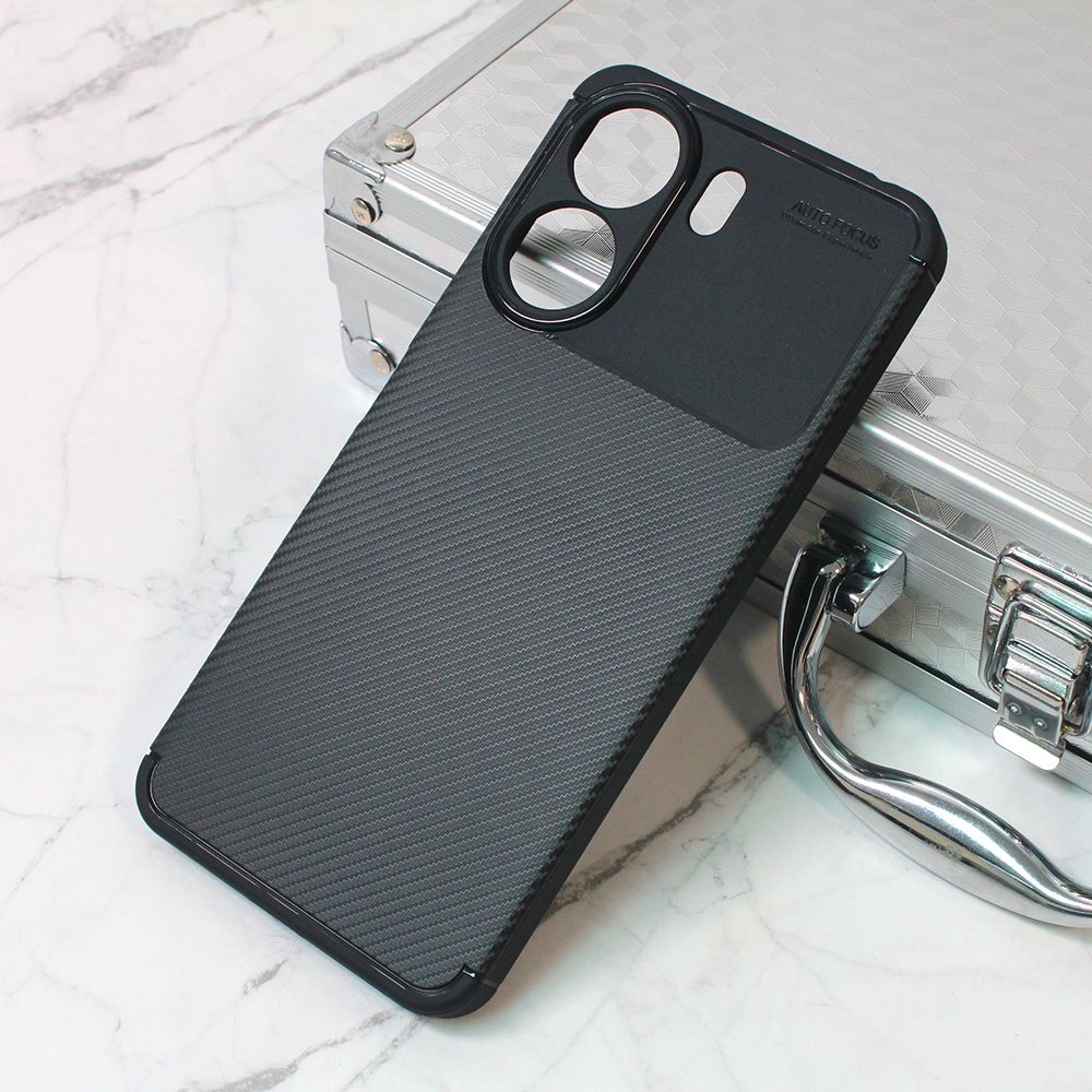 Maska za Xiaomi Redmi 13C — Defender Carbon, crna