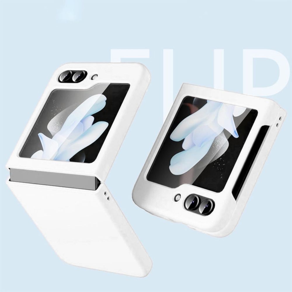 Maska za Samsung Galaxy Z Flip 7 FE — Elegant Fold, bela