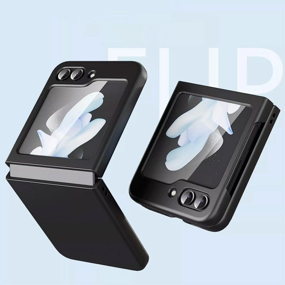 Maska za Samsung Galaxy Z Flip 7 FE — Elegant Fold, crna