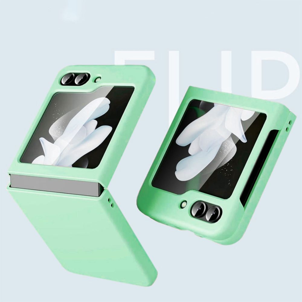 Maska za Samsung Galaxy Z Flip 7 FE — Elegant Fold, svetlo zelena