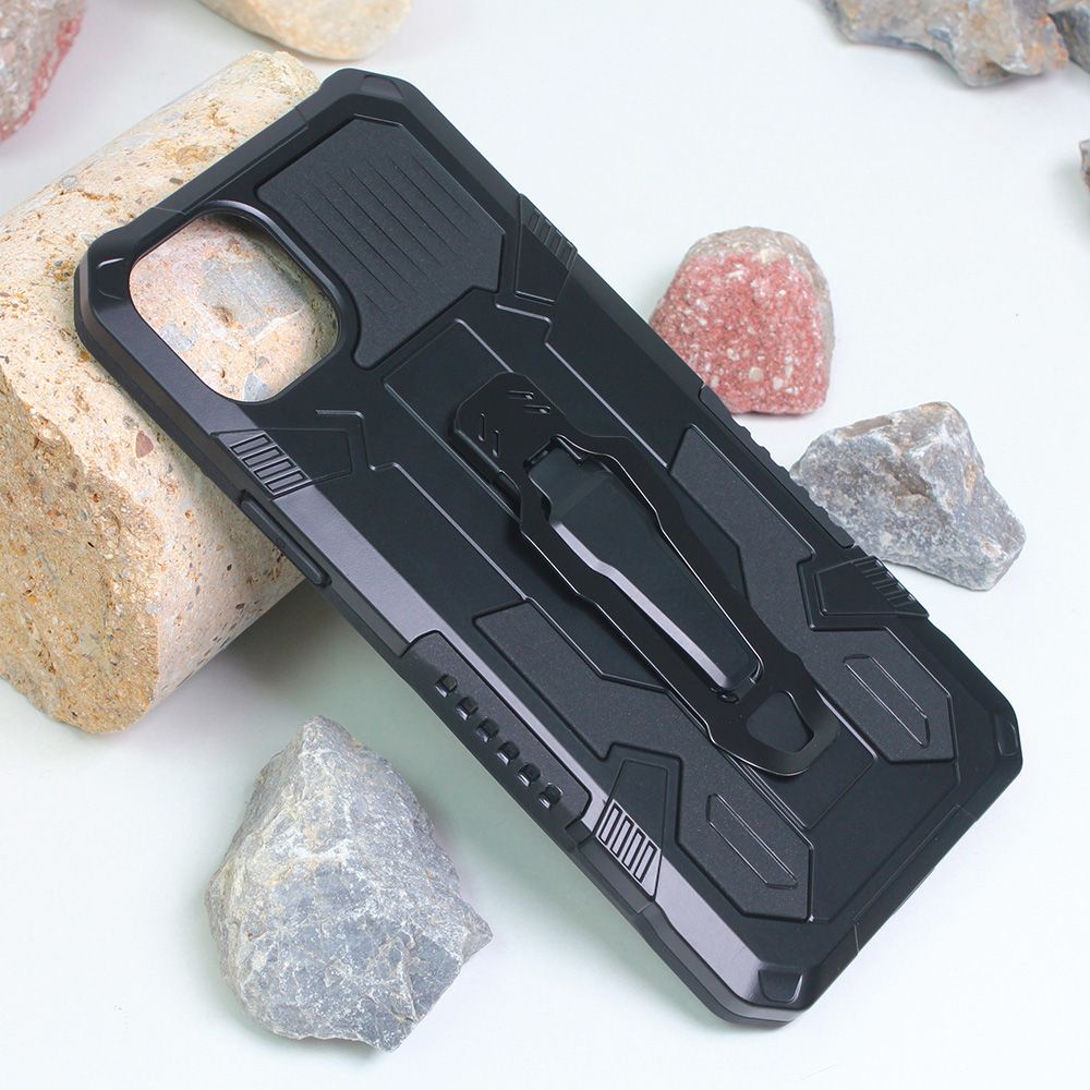 Maska za Apple iPhone 14 Plus — Fight Clip, crna