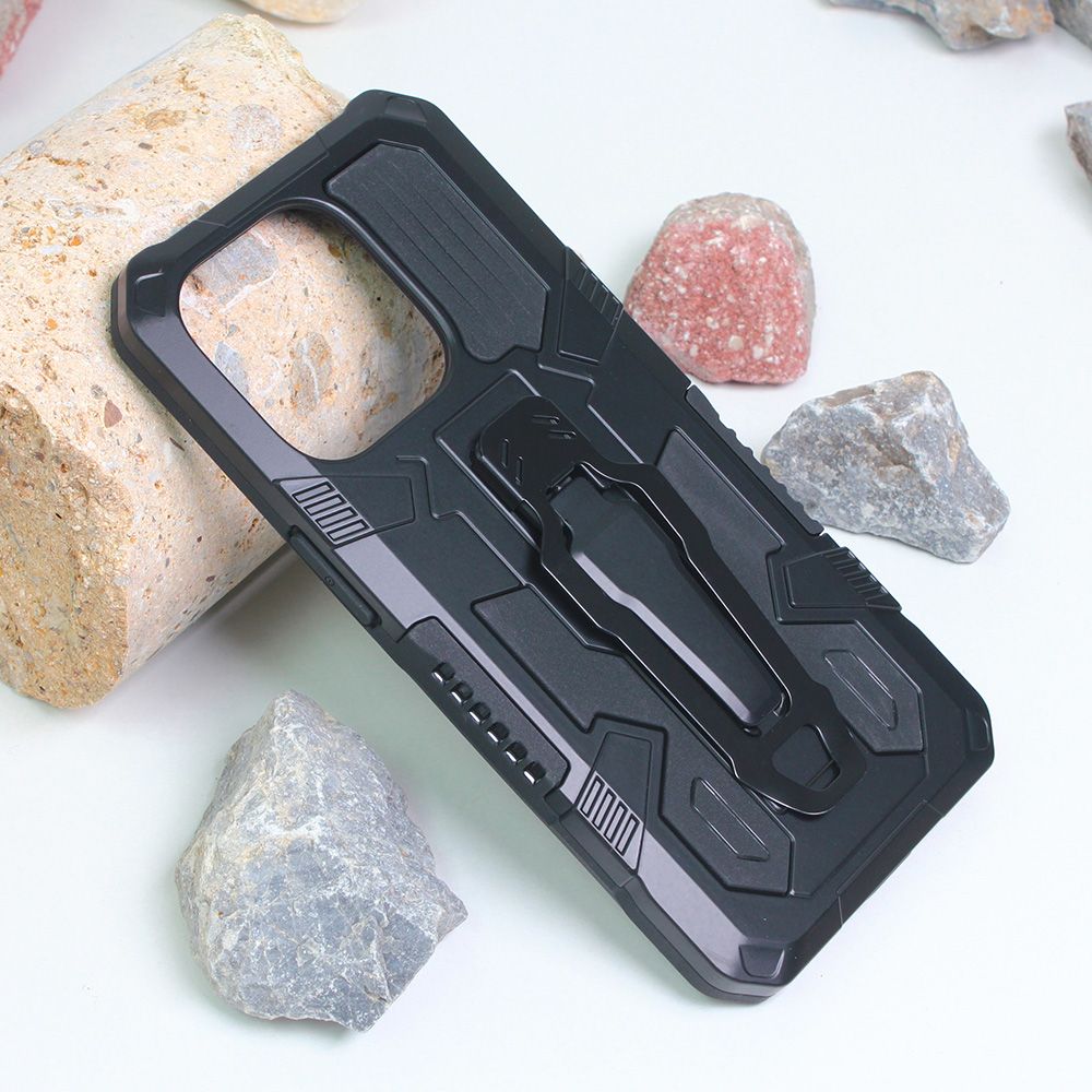 Maska za Apple iPhone 14 Pro — Fight Clip, crna