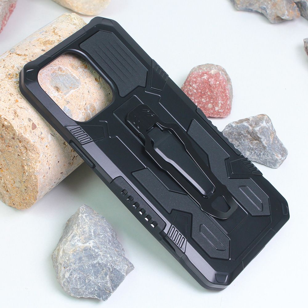 Maska za Apple iPhone 14 Pro Max — Fight Clip, crna