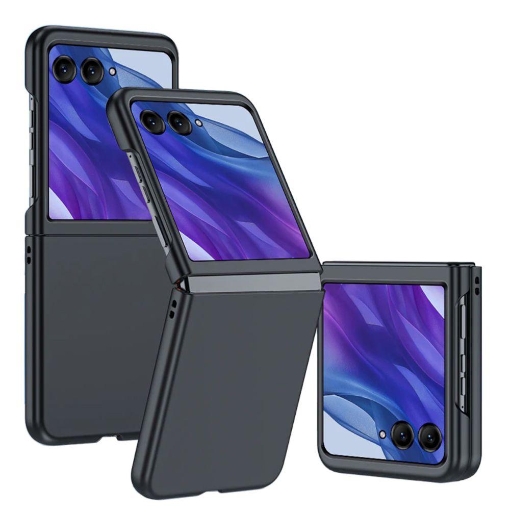 Maska za Motorola Razr 50 Ultra — Flip, crna
