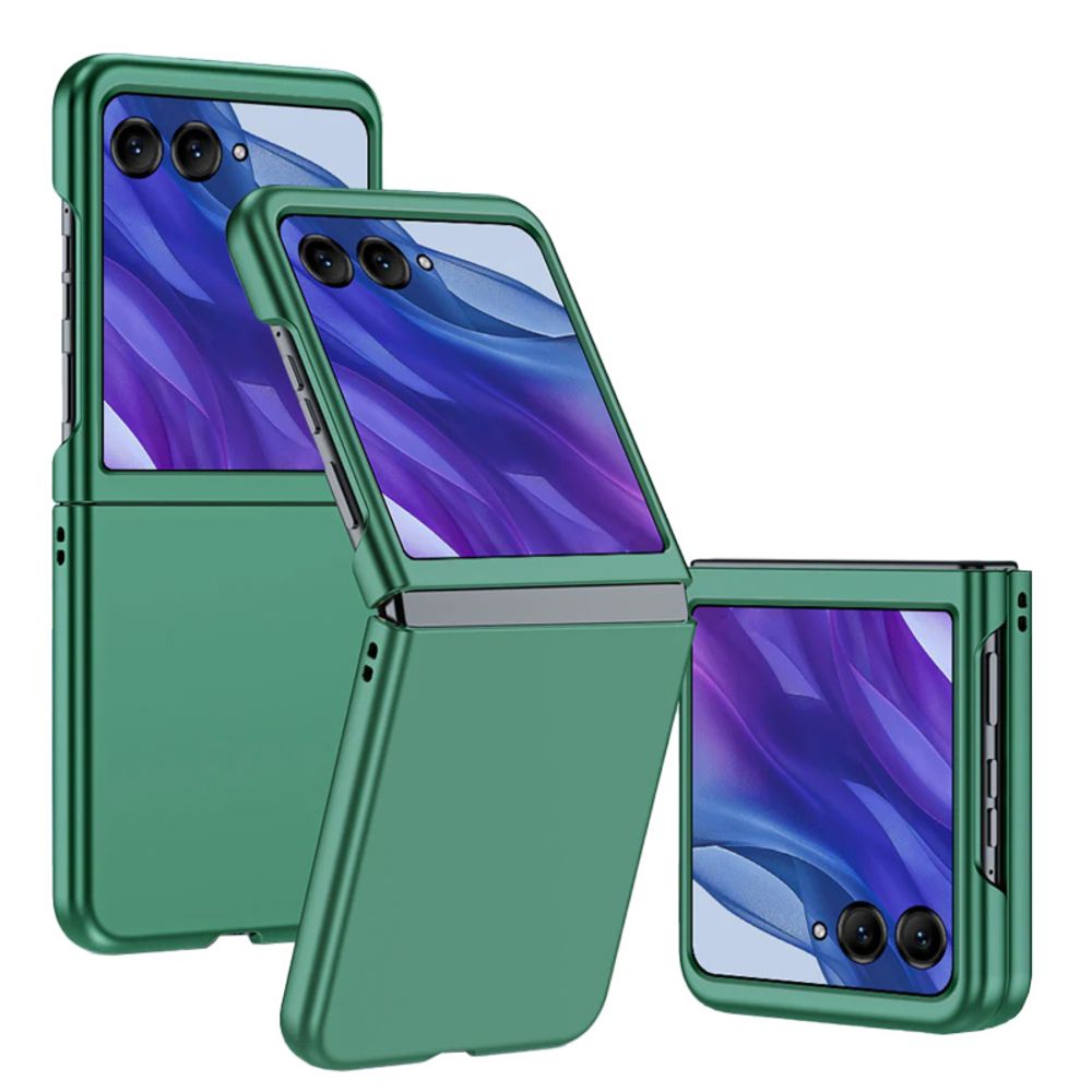 Maska za Motorola Razr 50 Ultra — Flip, tamno zelena