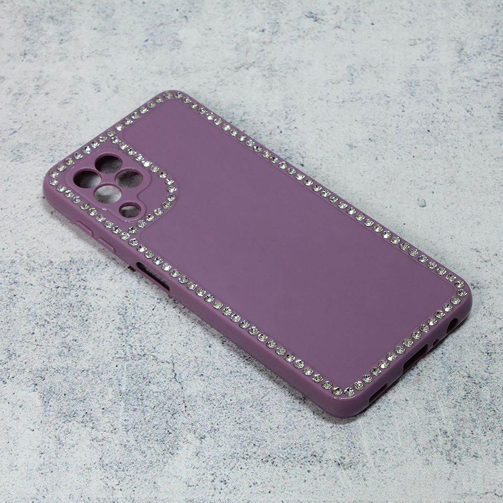 Maska za Samsung Galaxy A22 4G — Frame Cirkon, ljubicasta