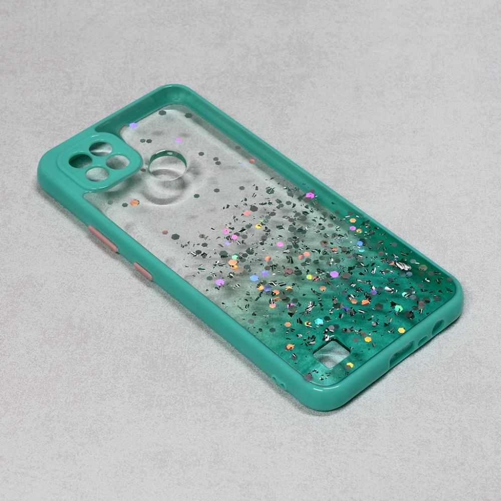 Maska za Realme C21 — Frame Glitter
