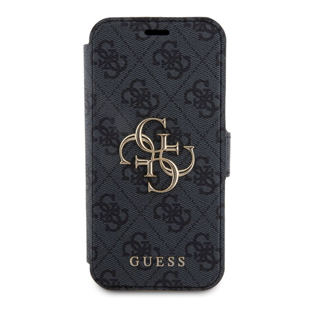 Maska za Apple iPhone 15 Pro — Guess Bk Pu leather 4G Metal Logo