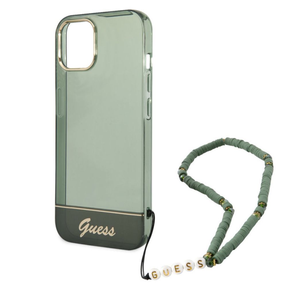 Maska za Apple iPhone 14 Plus — Guess Hc IML Electro Cam Strap