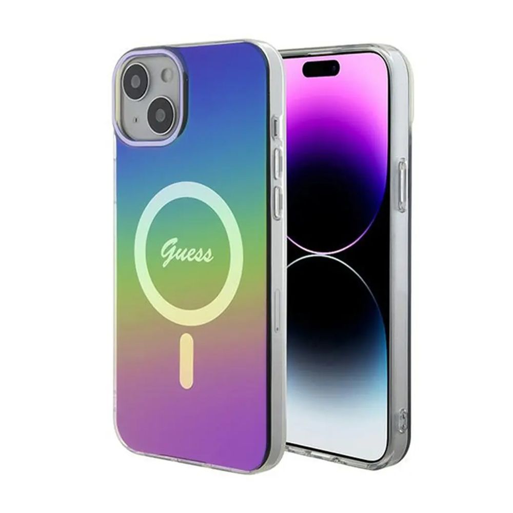 Maska za Apple iPhone 15 — Guess Hc IML Magsafe Iridescent