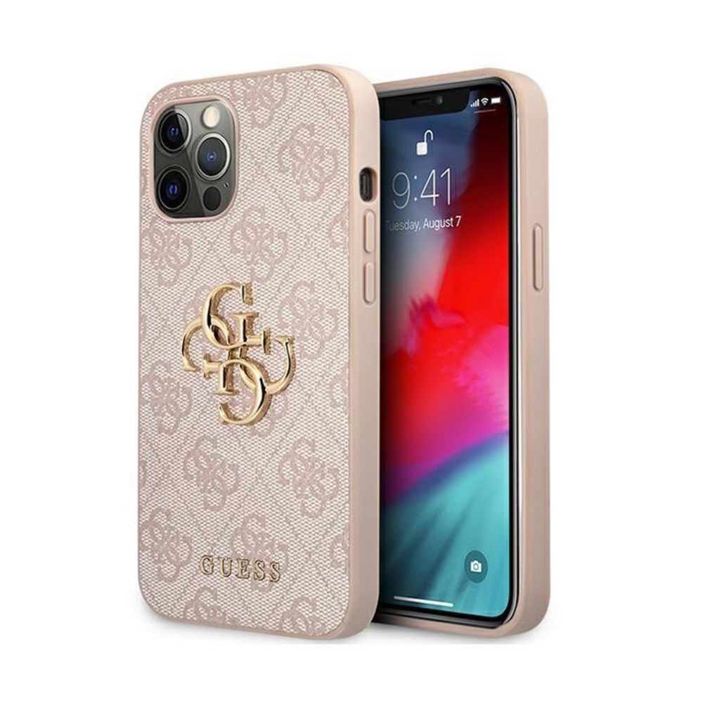 Maska za Apple iPhone 12 Pro Max — Guess Hc PC 4G Big Metal Logo